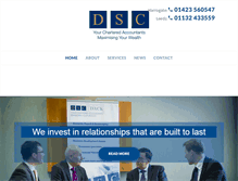 Tablet Screenshot of dscca.com